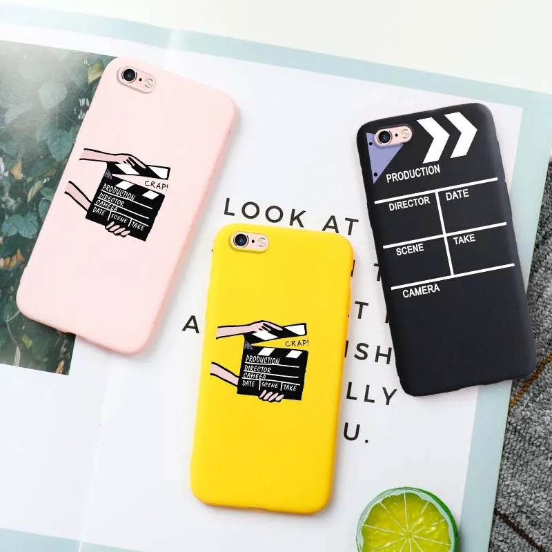 Чехол для iPhone 11 Pro чехол карамельного цвета из тпу телефона Apple X XR XS MAX 5 5S 6 6S 7 8 Plus