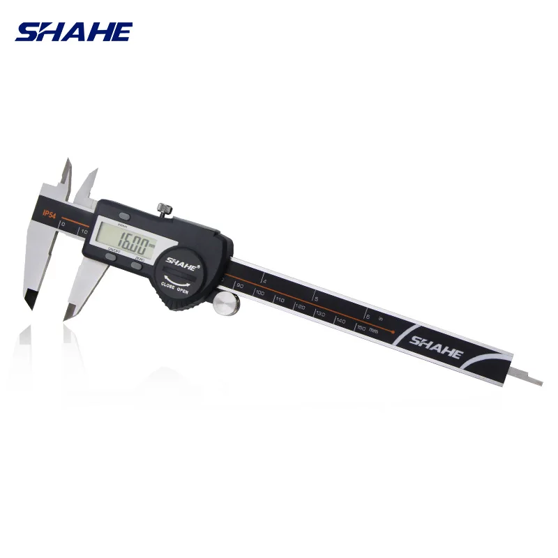 Vente SHAHE IP54 étanche numérique vernier pied à coulisse messschieber électronique numérique étrier 0 150mm paquimetro numérique