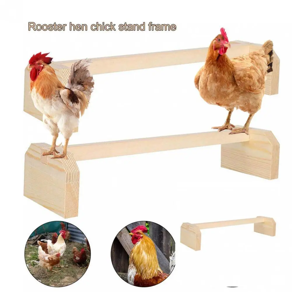 Perchoir Pour Poule Fait Maison Stand De Poule En Bois Naturel, Plateforme De Perchoir Écologique Pour  L'entraînement Des Poules - Oiseau Jouet - AliExpress