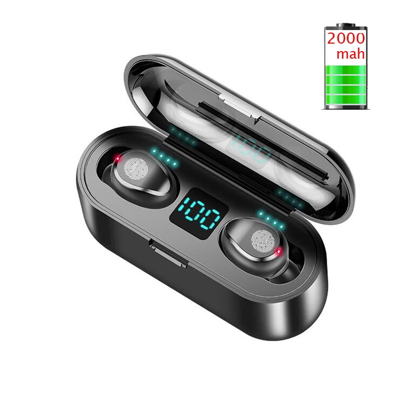 Display Touch Bluetooth наушники TWS гарнитура Беспроводные наушники с микрофоном наушники с зарядным устройством для leagoo M13 T8S M9 M8 T5 mix S11 мобильный аксессуар - Цвет: Display Touch
