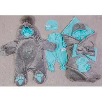 

Комплект на выписку 6-ти предметный ЗИМА Комплекты на выписку и для прогулок 0-6 мес