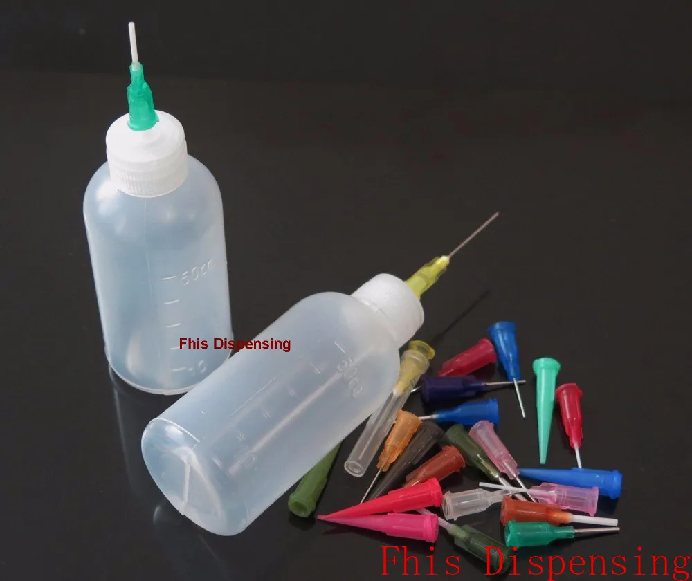 50ccBottleDispenserDispensingNeedleTipLoctiteEFDEpoxyPaint