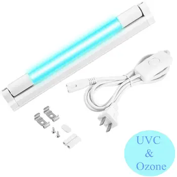 

10/8W UV Light Germicidal Uv Sterilizer Lamp T5 Tube 110V 220V UVC LED Quartz lamp Bactericidal Desinfection UV Ozone Sterilizer