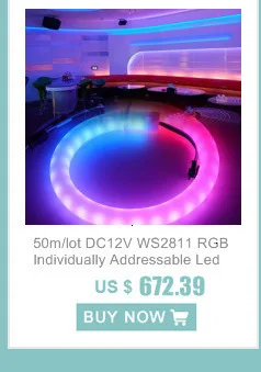 20 м/лот WS2811 60 Светодиодный s/m светодиодный неоновый пиксельный светильник WS2811 12 в RGB водонепроницаемый гибкий неоновый светильник из ПВХ неоновая лента светильник