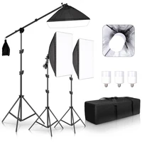 Boîte à lumière professionnelle pour Studio Photo, Kit d'éclairage continu 1