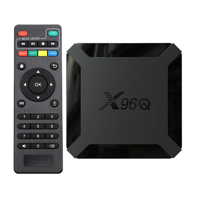 

X96Q Allwinner H313 Quad Core Smart TV Set Top Box Android 10.0 2.4G Wifi 4K HDMI 2.0A Media Player 1GB/8GB 2GB/16GB