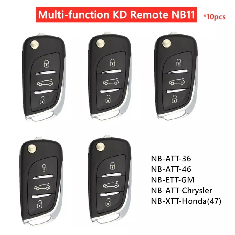 10 шт./лот KEYDIY NB 11 3 кнопки многофункциональный пульт дистанционного управления