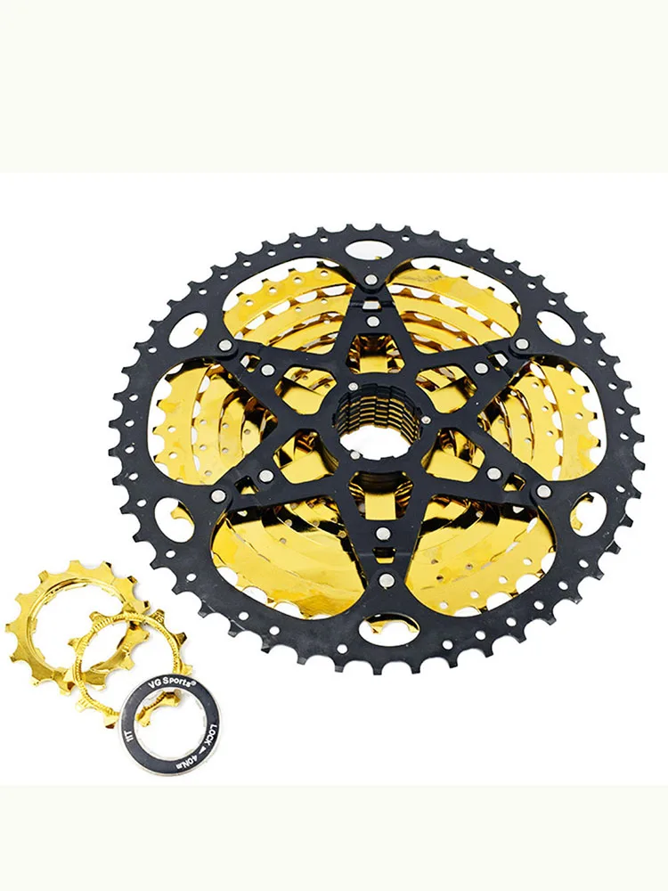 11S 11-50T BlackGold MTB Звездочка кассета велосипед Freewheel 11 велоцидада 50 т Фикси cdg cog золото 11 скоростей 11-50 т для 11 в 11S 50 т Shimano Sram VG Sports - Цвет: 11S 11-50T BlackGold