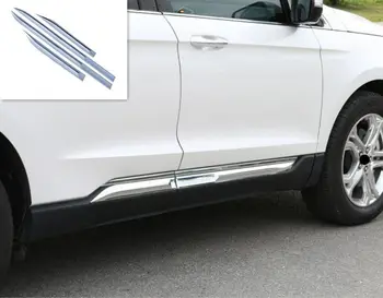 

Car modification Car accessories ABS Chrome Door Body Side Molding Cove Trim For Ford Edge 2015-2019 4PCS