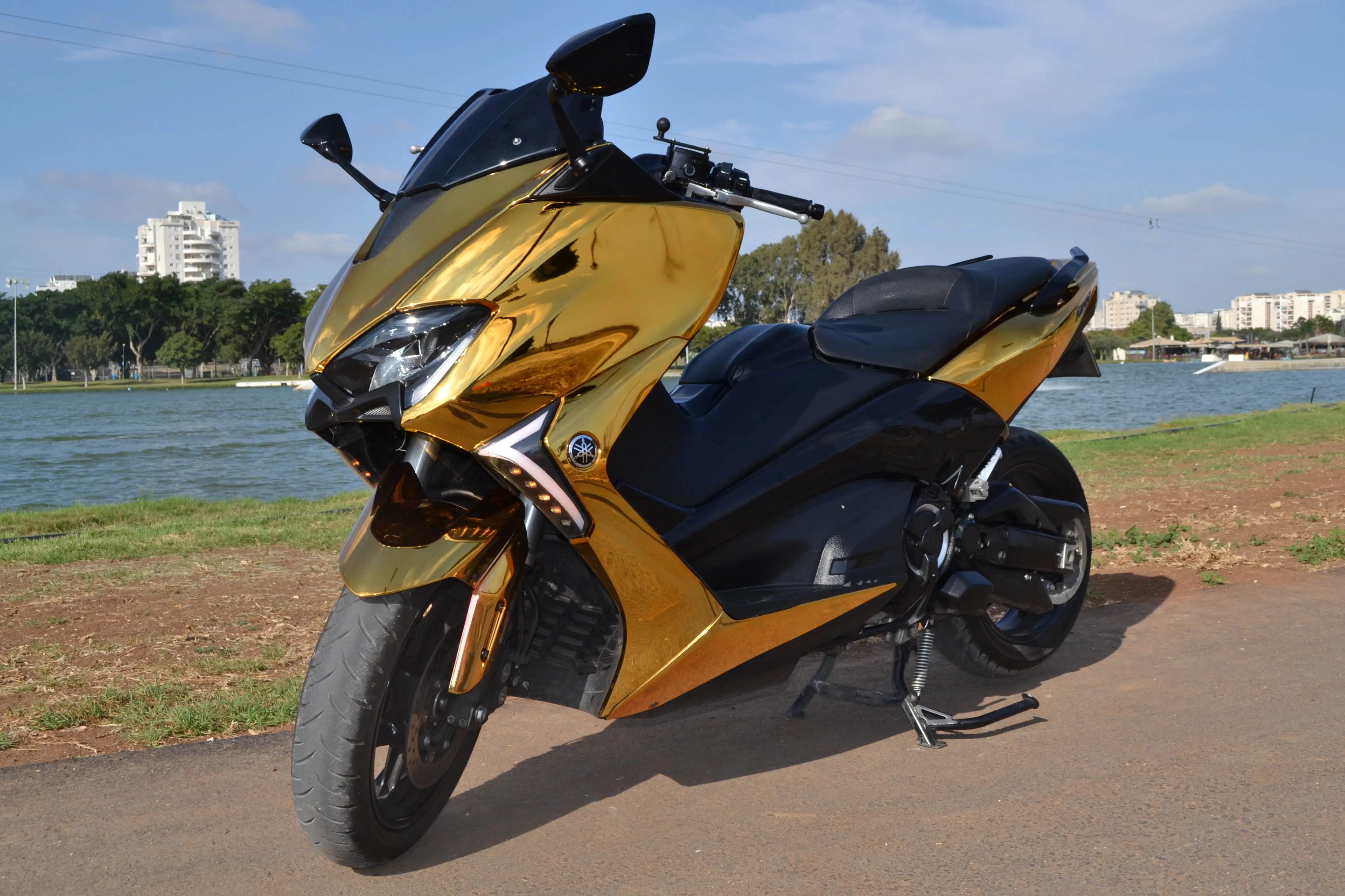 ABS пластик хром мотоцикл обтекатель комплект для Yamaha TMAX 530- T-MAX 530