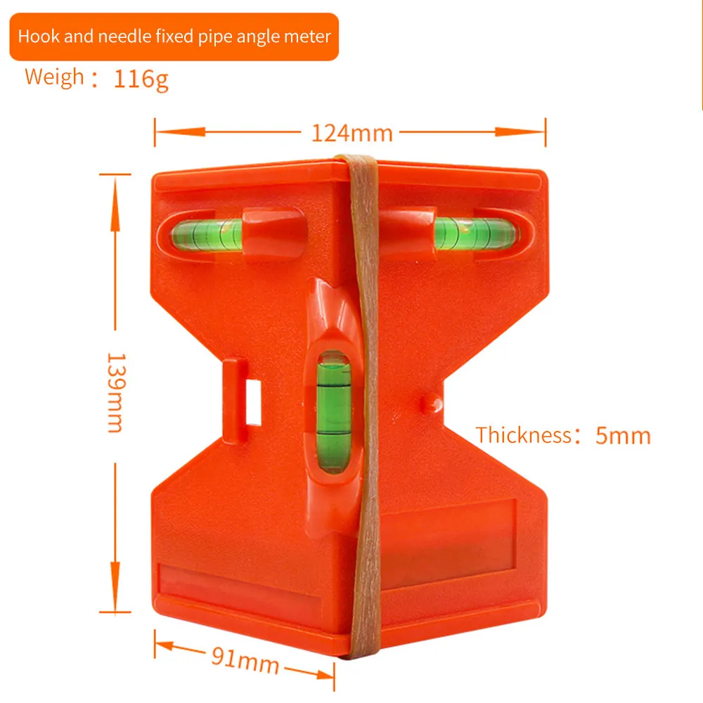 TACKLIFE высокоточные транспортиры деятельности Складной угол метр линейка с 3 пузырьковый уровень измерительные инструменты плотник инструменты