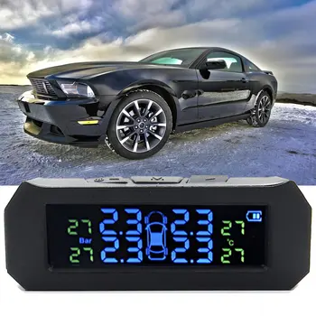 

newFor Steelmate Tp-s1i Tpms Tire Pressure Monitor System Wireless Solar-powered Display 4 Internal Sensors