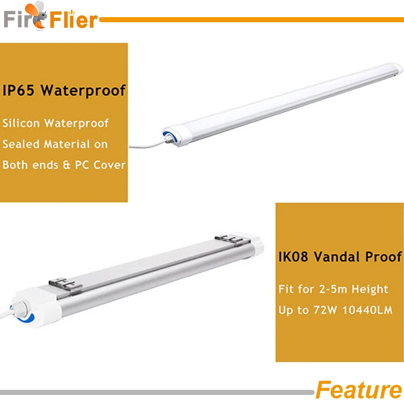 Slim Triproof Led Batten Light feature