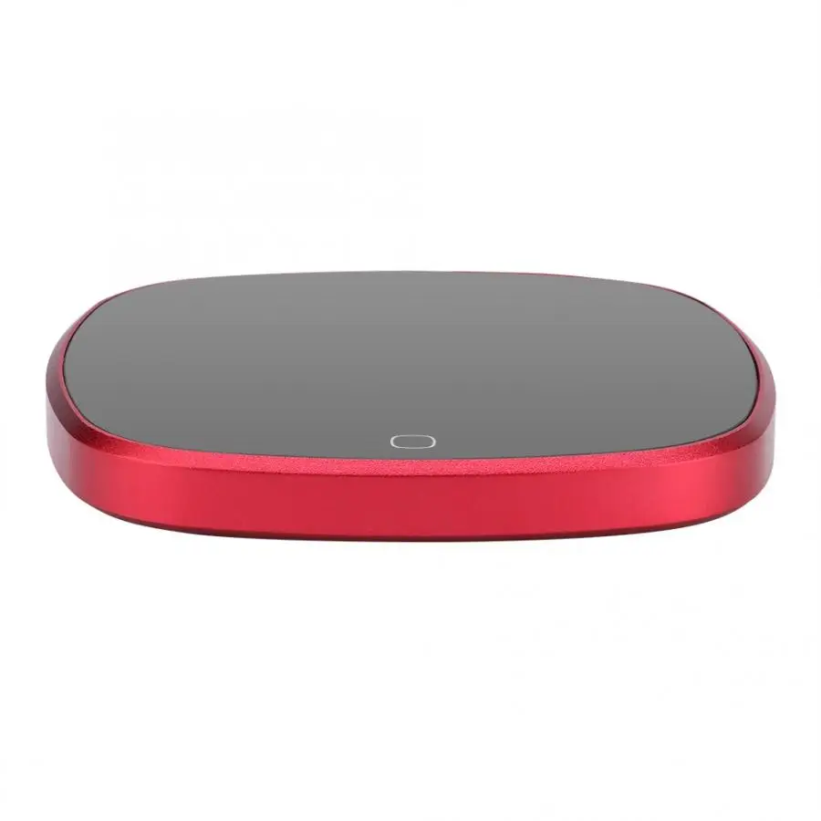 

Home Touch Coffee Mug Warmer Electric Beverage Cup Warmer Plate for Office/Home Red Glass Panel