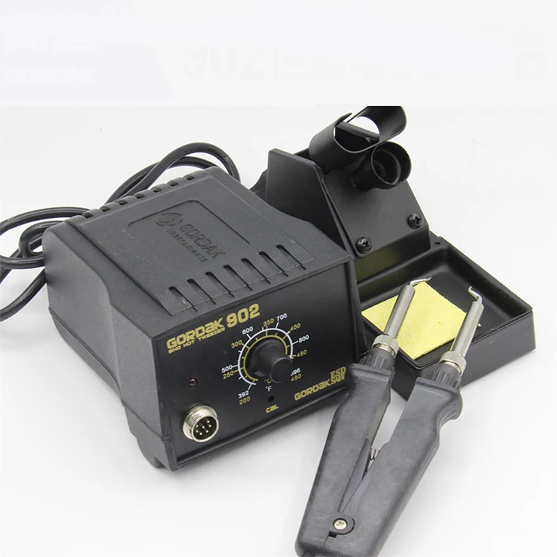 GORDAK 902 ESD SMD паяльная Пинцет ремонтная станция Электрические плоскогубцы для