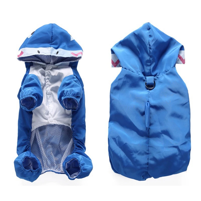 incredible  Summer Dog Rain Coats Waterproof Clothes Jacket Dog Jumpsuit Cute Pets Raincoat for Dog Small Large