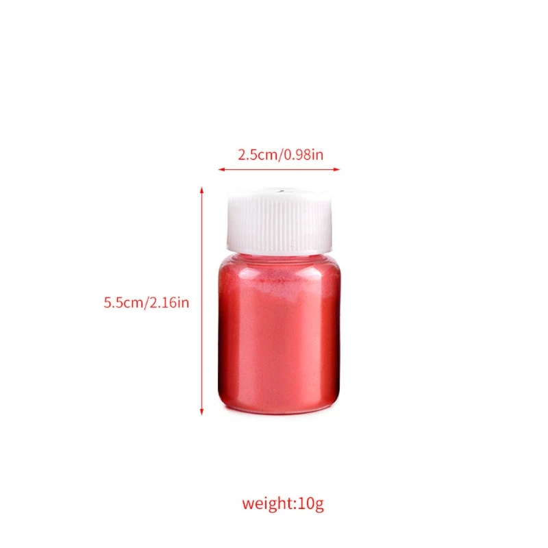 18 Colors Mica Powder Epoxy Resin Color Pigment Dye Set Cosmetic Grade Mica Powder for  Lip Gloss Soap Making Bath Bomb