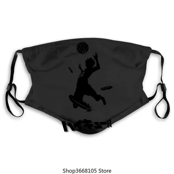 

Maschere Fashion Geek Haikyuu !! Hinata Spike Uomo 100% cotone Cartone animato Abbigliamento Personalità Maschera maschile Per u