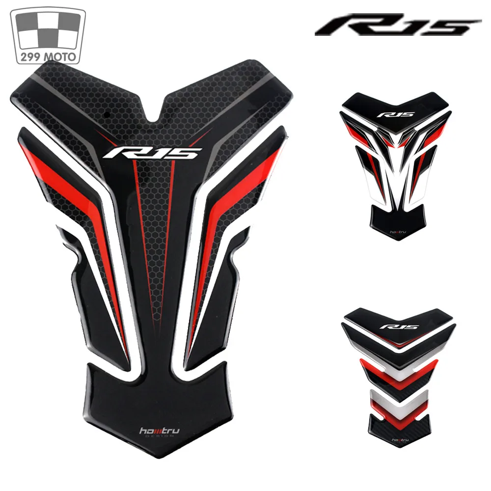 

For Yamaha YZF R15 Universal Motorcycle 3D Tank Pad Protective Cover Stickers