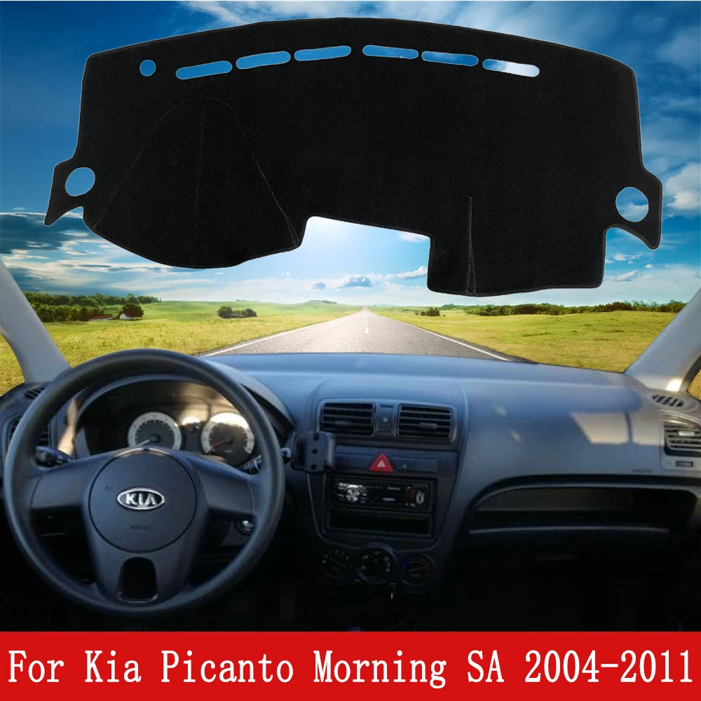 Avoid Light Dashboard Cover Dash Pad Custom For Kia Picanto Morning Non-slip Cape Sun Visor Accessories - Car Stickers - AliExpress