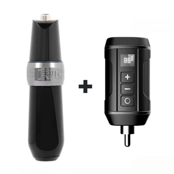 

2020 New Arrival Original Swiss Motor Bronc-V7 Tattoo Roatry Machine Pen With 1800mA/h Tattoo Mini Wireless Power Tattoo Kit