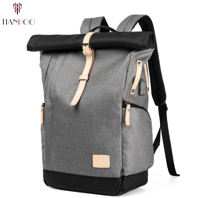 

TIANHOO High Quality Casual Backpack Men Outdoor Travel bag Multifunctional Oxford Computer Bags Large Capacity Backpacks