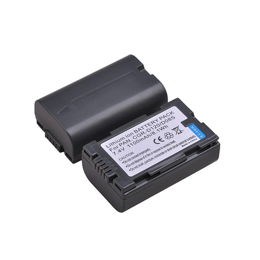 2 шт. запасных Батарея пакет для CGR D08 D08A D08A/1B D08R D08S D110 D120 D120A PV DBP8 DBP8A