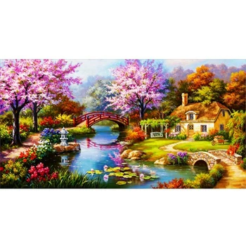 

Best Crafts DIY Diamond Painting Cross-Stitch Diamond Embroidery Home Decor Wall Decoration 16X35 Inch