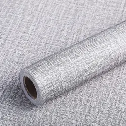 Intage Linen Textured Self Adhesive Wallpaper for Living Room Bedroom Wall Decals Vinyl Waterproof Contact Paper Home Decor
