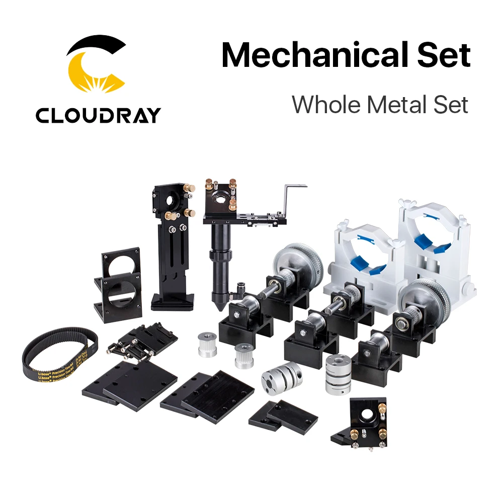 Cloudray CO2 Laser Metal Parts Transmission Laser head Mechanical Components for DIY CO2 Laser Engraving Cutting Machine