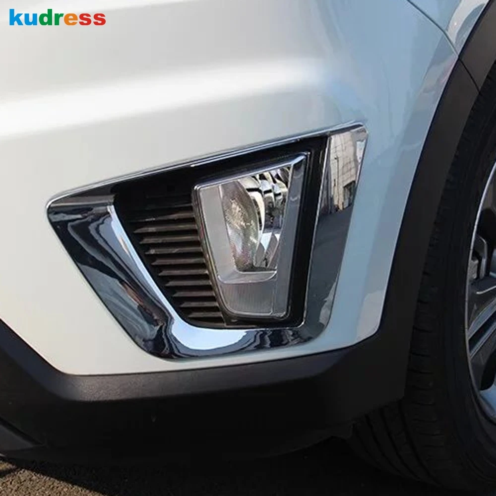 Для Hyundai Cantus Creta ix25 2014 2017 хромированная Автомобильная передняя противотуманная