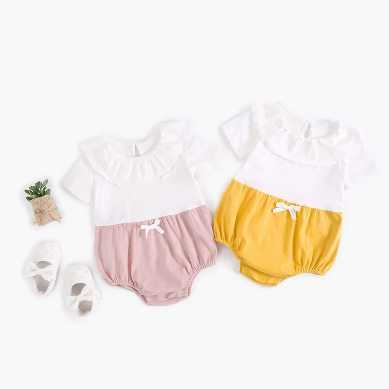 

New 0-3T Summer Baby Girl Cute Sleeveless Romper Bodysuits Dress Mesh Design Jumpsuit Skirt Clothes