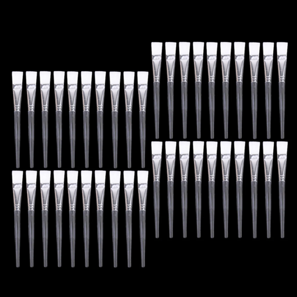 40x Synthetic Face Mask Brushes Cosmetic Lotion Serum Body Butter Applicator