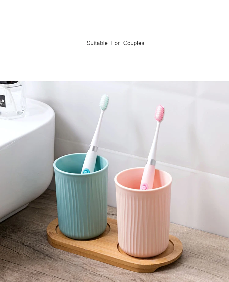 XZJJA чашка для зубных щеток с имитацией дерева для ванной комнаты, Экологичная чашка для ванной комнаты, Детская кружка для зубных щеток, аксессуары для ванной комнаты