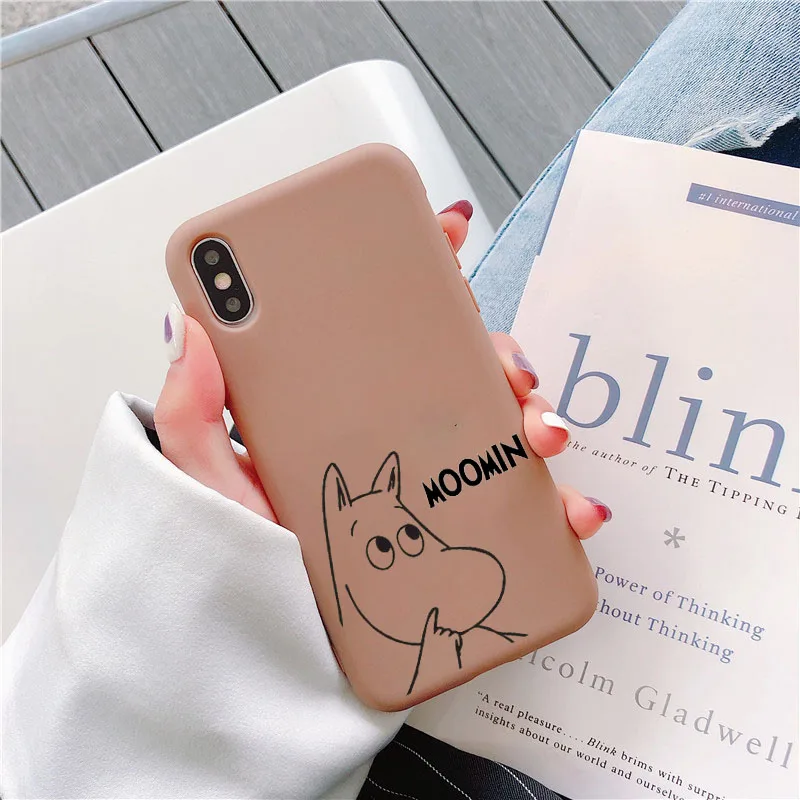 Милый чехол с аниме Moomin для huawei P30 P20 P10 Pro Lite Plus, силиконовый чехол для телефона, мягкий чехол - Цвет: Moomin1Brown