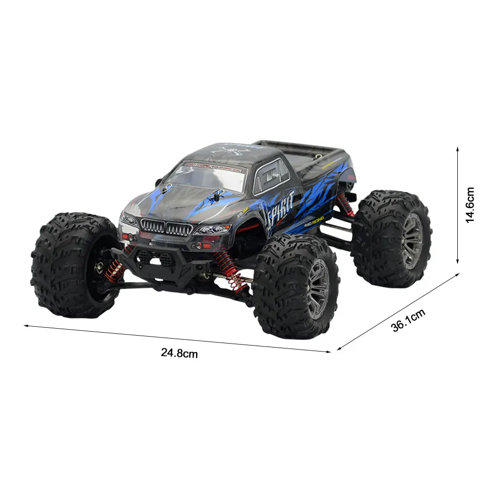 Pokich большой размер 1:16 масштаб Высокоскоростной RC игрушки 4WD 2,4 ГГц пульт дистанционного управления грузовик радио электронный контроль led внедорожный Радиоуправляемый автомобиль