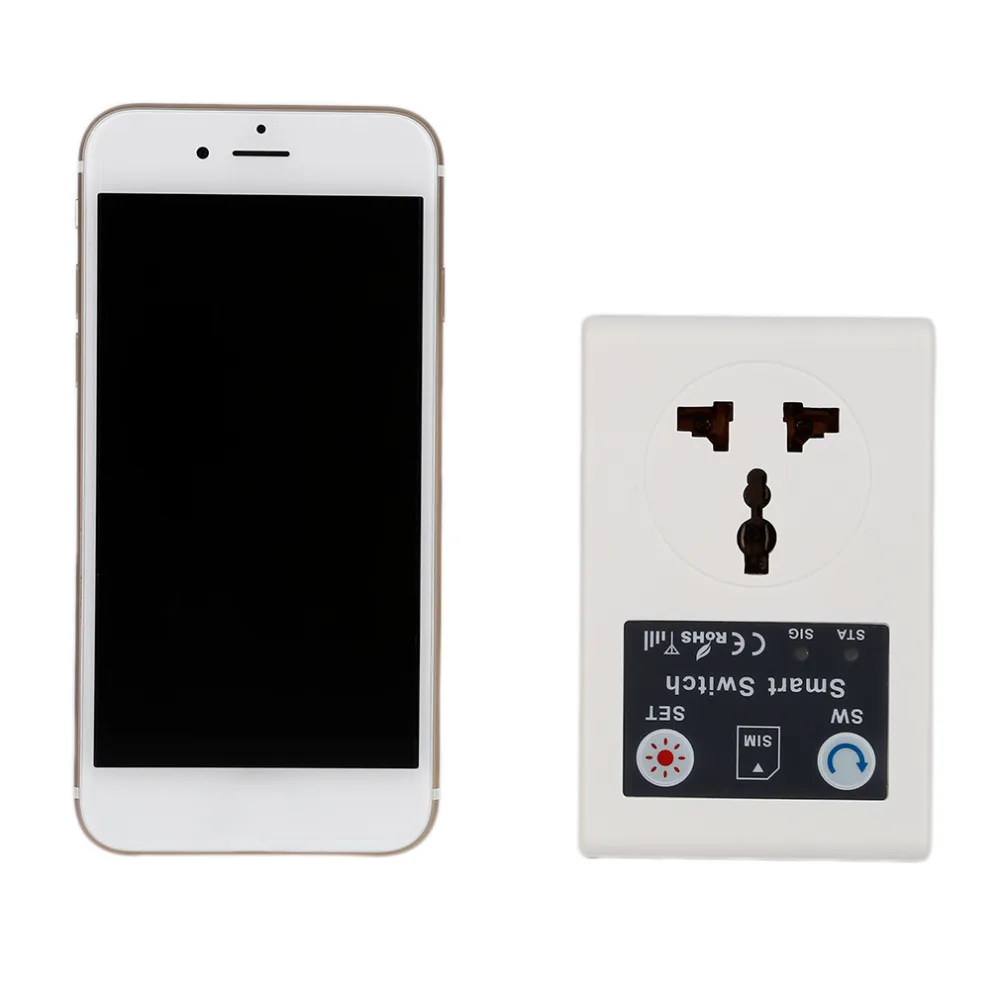 New Styling Professional 220V Phone RC Remote Wireless Control Smart Switch GSM Socket Power Plug for Home Household Appliance