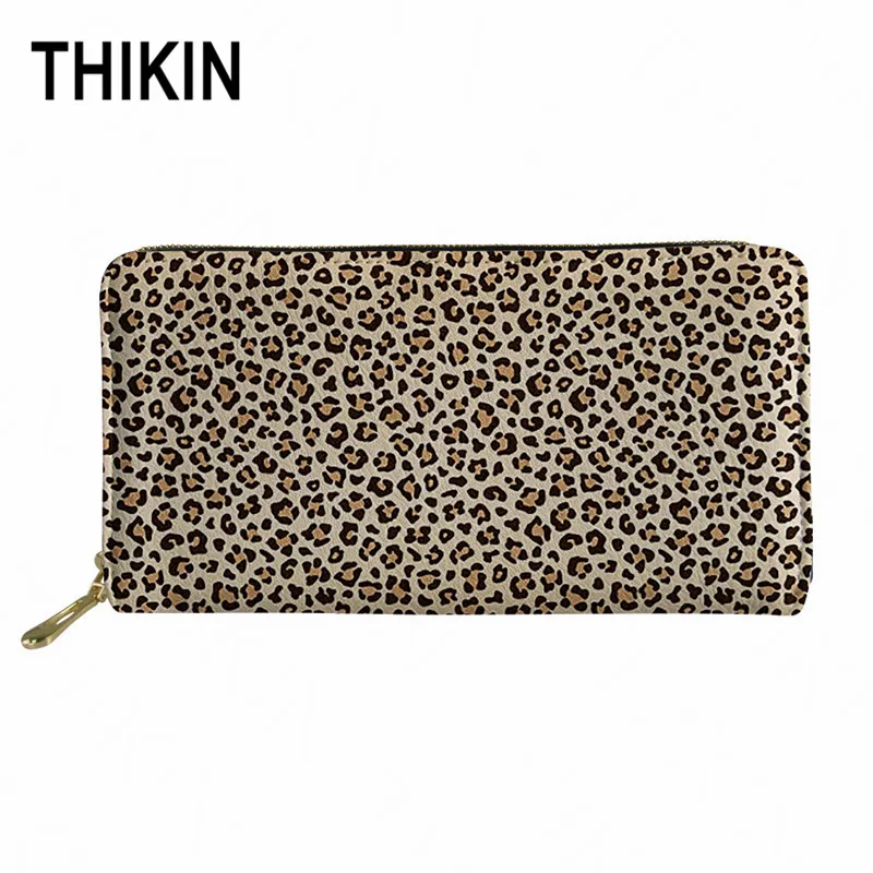 as picture THIKIN Zebra-stripe Женский Длинный дизайнерский кошелек клатч 3D Имитация животных текстура женский карман водонепроницаемый кошелек на молнии на заказ - Цвет: as picture