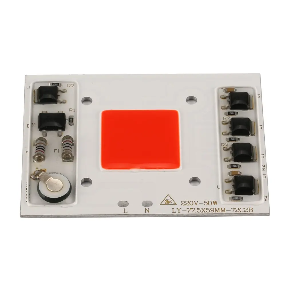 

COB LED Chip Lamp 20W 50W Bulb Chips for Smart IC Driver Drive Free Spotlight Floodlight Garden Square integrated LED Lights