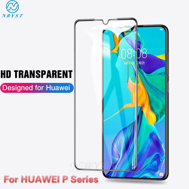 Закаленное стекло с полной проклейкой для HUAWEI P30Pro P20Pro P Smart 2020 Plus 2019 P20Lite P30 Lite
