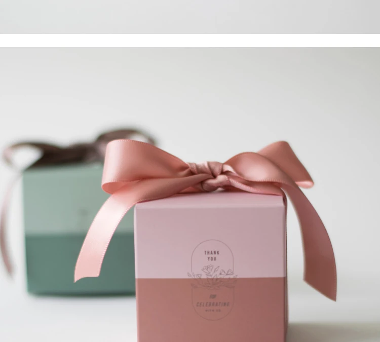 

20pcs/lot Gift Box Wedding Favors Candy Box Packaging Paper Case Chocolate Boxes Color Gift Bags for Baby Party Supplies Event