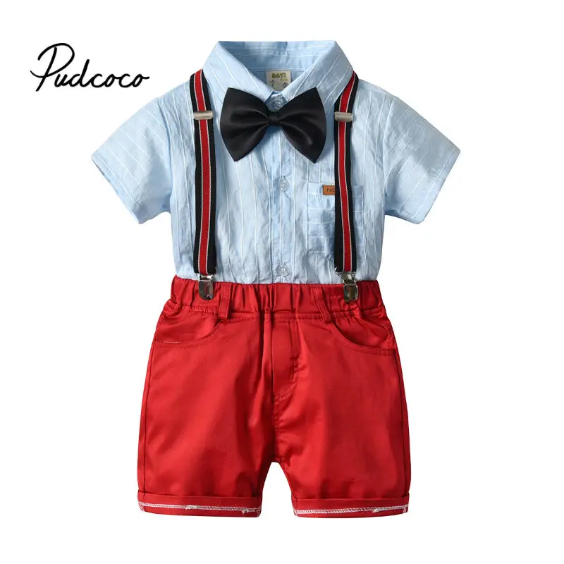  Fashion Baby Overalls Suspender Denim Kids Baby Boys Girls Formal Shirts + Shorts Jeans Pants Trous