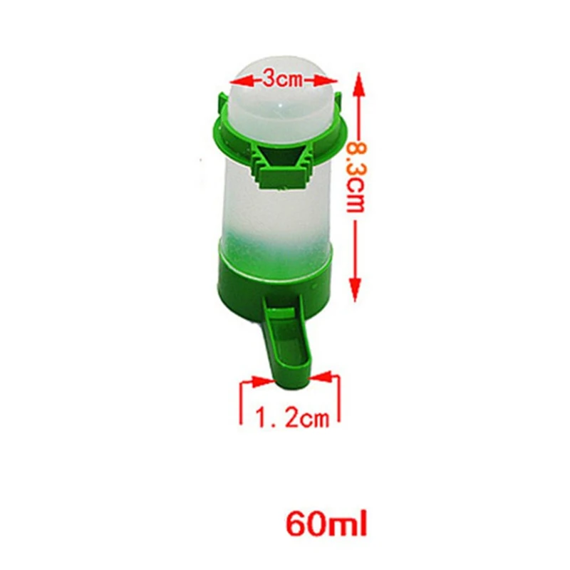 Пластиковая клетка коробка птица воды поилка Фидер еда клип для вольера волнистый Попугай Cockatiel