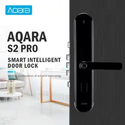 Xiaomi Aqara S2 Pro Smart Интеллектуальный Дверной замок 25 групп пароль по отпечатку пальца дистанционного Управление приложений в режиме реального