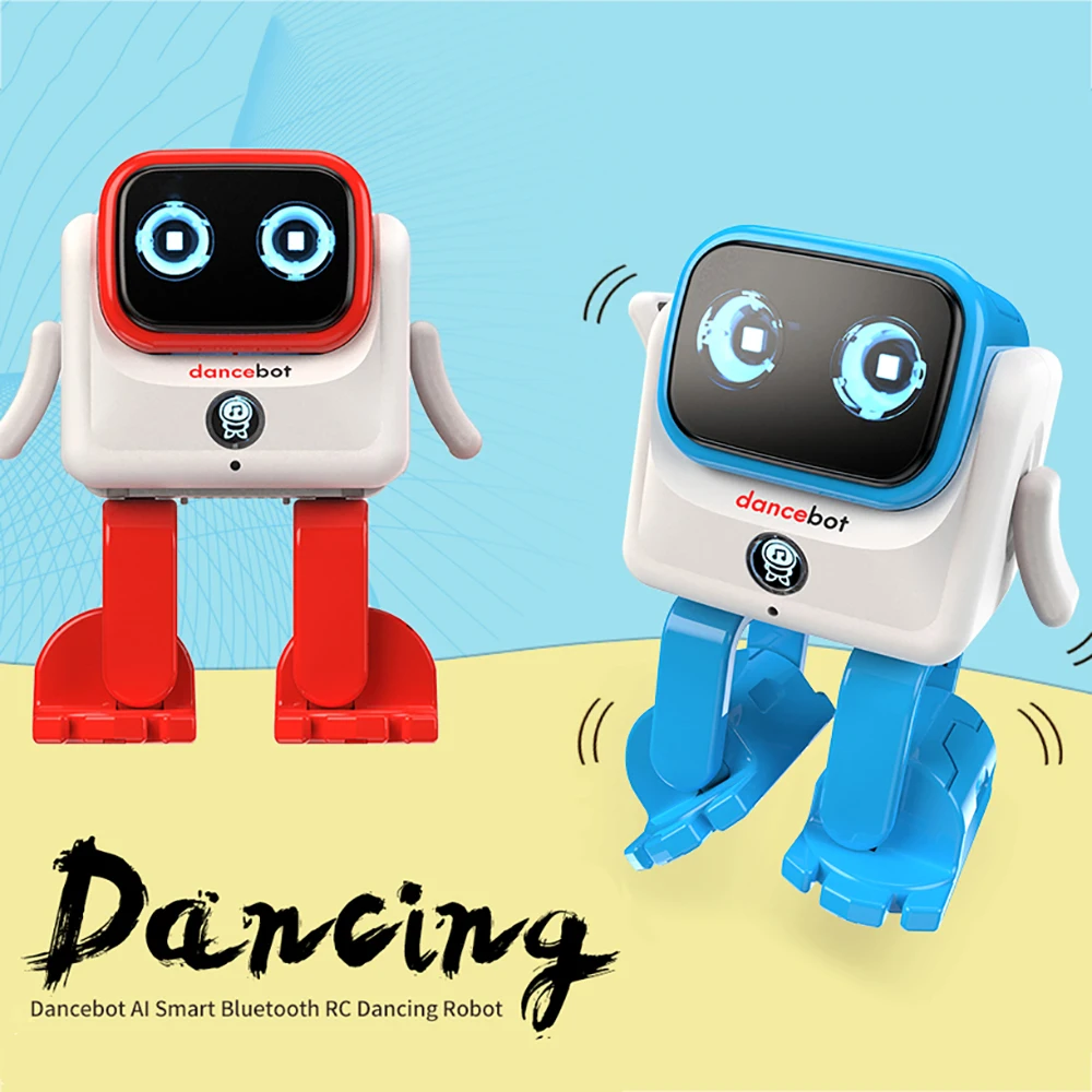 RC Robot Toy Intelligent Dancebot AI Smart Bluetooth Dancing Robot with Speaker Interactive Educational RC robotic for Christmas