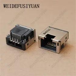 100 шт. ноутбука RJ45 Разъем LAN разъем Ethernet порт для Lenovo e40-30 e40-70 E40-80 12PIN светодио дный RJ45 Jack