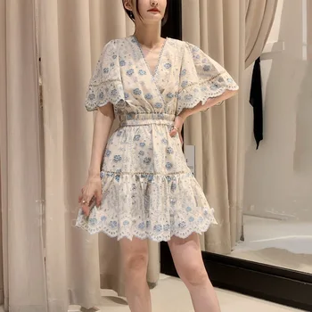 

Send small design in succession the new summer 2020 exquisite embroidery dress in the female heavy lady joker