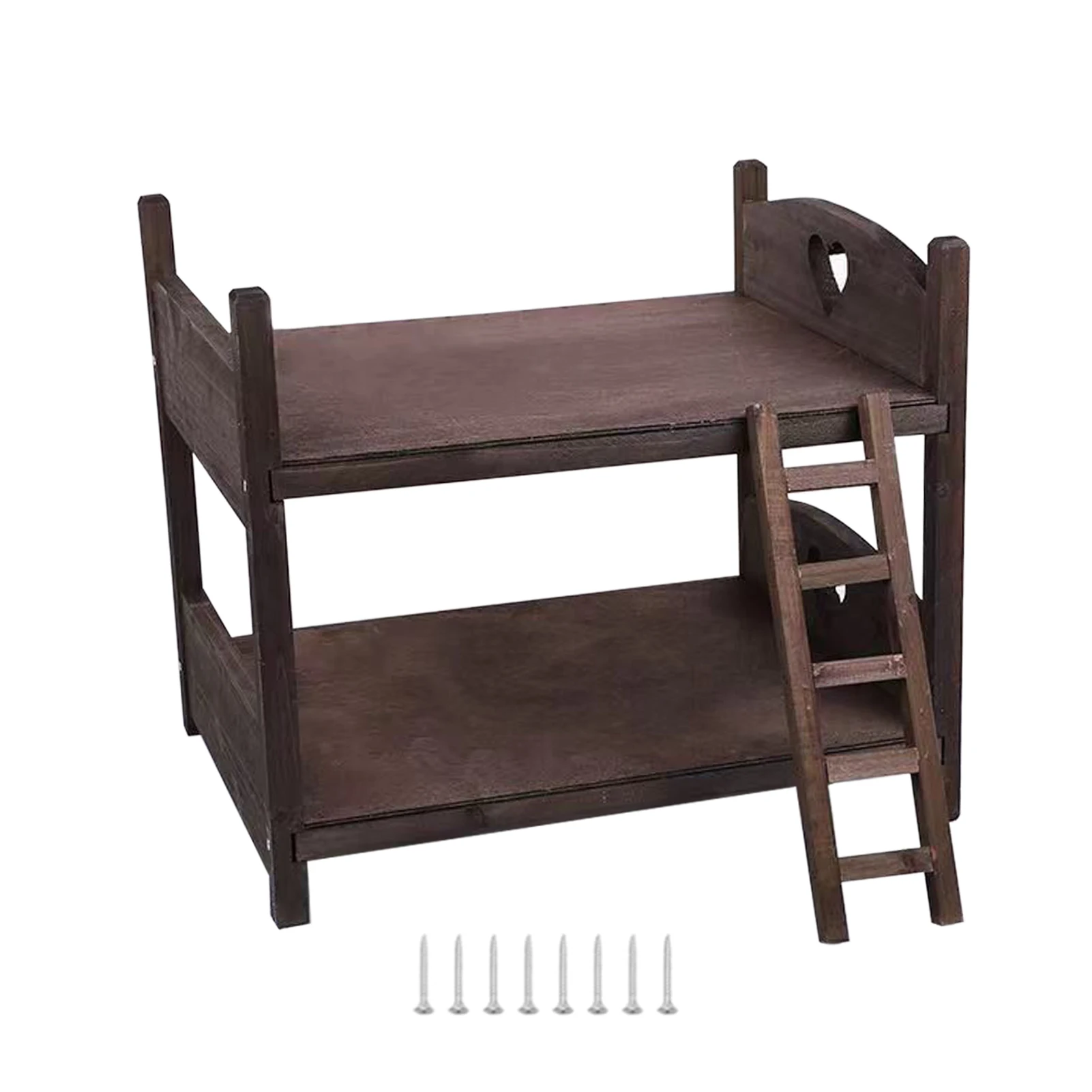 2 Layer Photo Studio Baby Photography Bed Newborn Shooting Posing Prop Vintage Wooden Cot Gift Portable Cute Small With Screws
