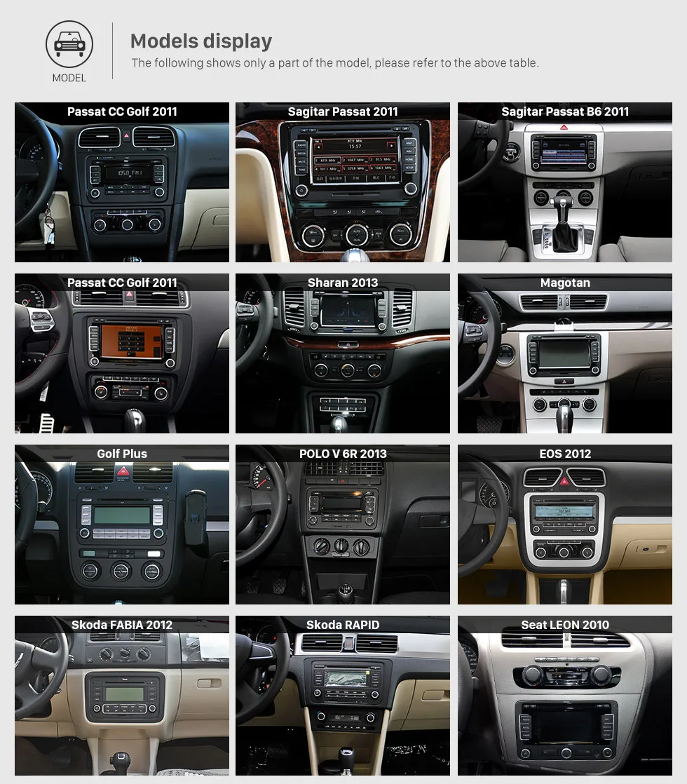 Sale Seicane 2 din 7" Car DVD Player GPS Navigation For VW Volkswagen Lavida New Beetle 2 Seat  Alhambra Caddy Touran Passat Jetta 4