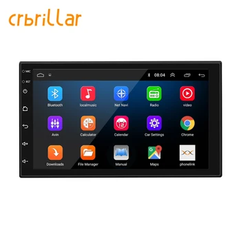 

Crbrillar 2 din Car Radio 2.5D GPS Android Multimedia Player Universal 7" Navigation For Volkswagen Nissan Hyundai Kia Toyota